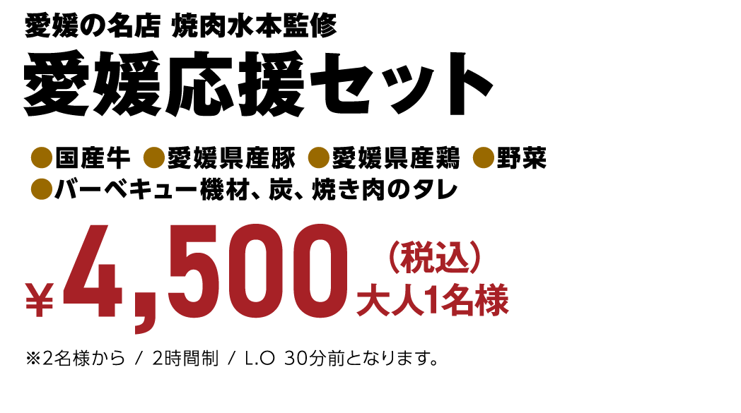 愛媛の名店 焼肉水本監修愛媛応援セット